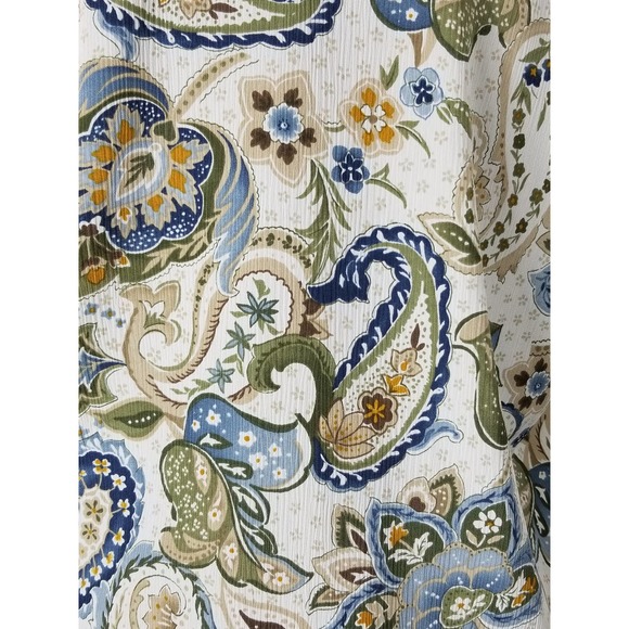 Alfred Dunner Women's Blouse Top Shirt Button Up Petite 10 Vintage - Picture 7 of 9